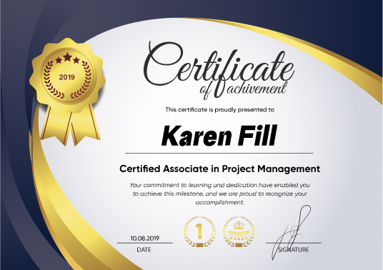 Karen’s Certificates