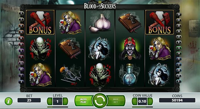 The Blood Suckers I & II slot by NetEnt