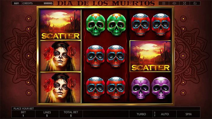 The Dia de Los Muertos game by Endorphina