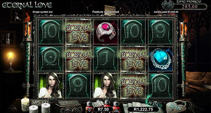 The Eternal Love slot game by RealTime Gaming