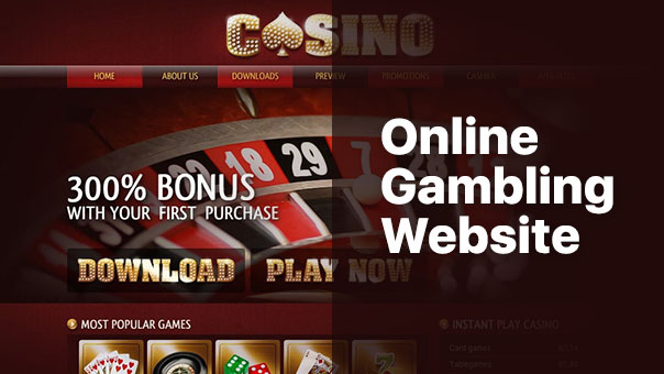 Online gambling website creation