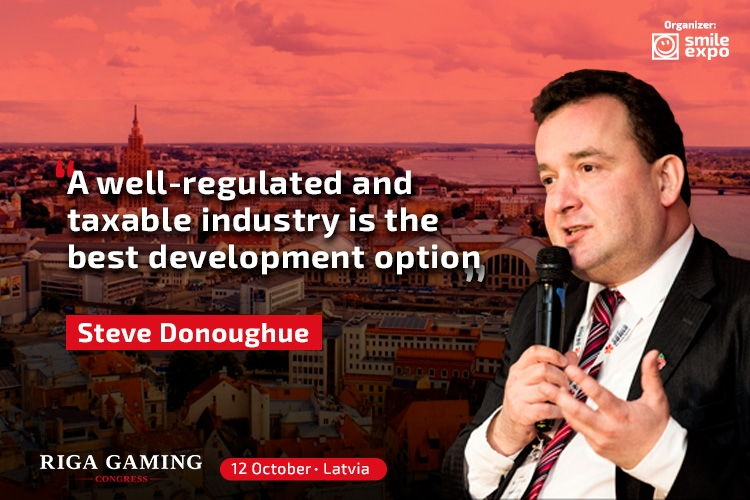 Steve Donoughue, a consultant on business strategies, at RGCongress 2017