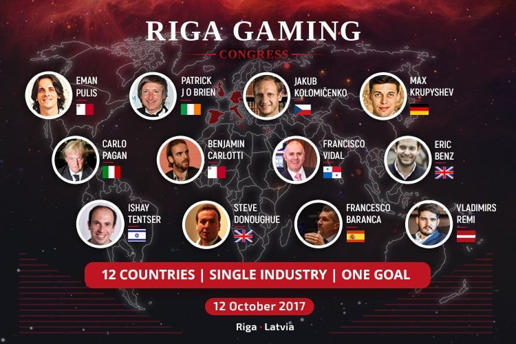 12 speakers of Riga Gaming Congress 2017