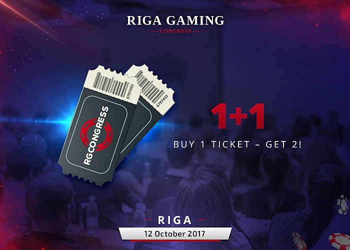 Special offer for the Riga Gaming Congress (RGCongress) tickets