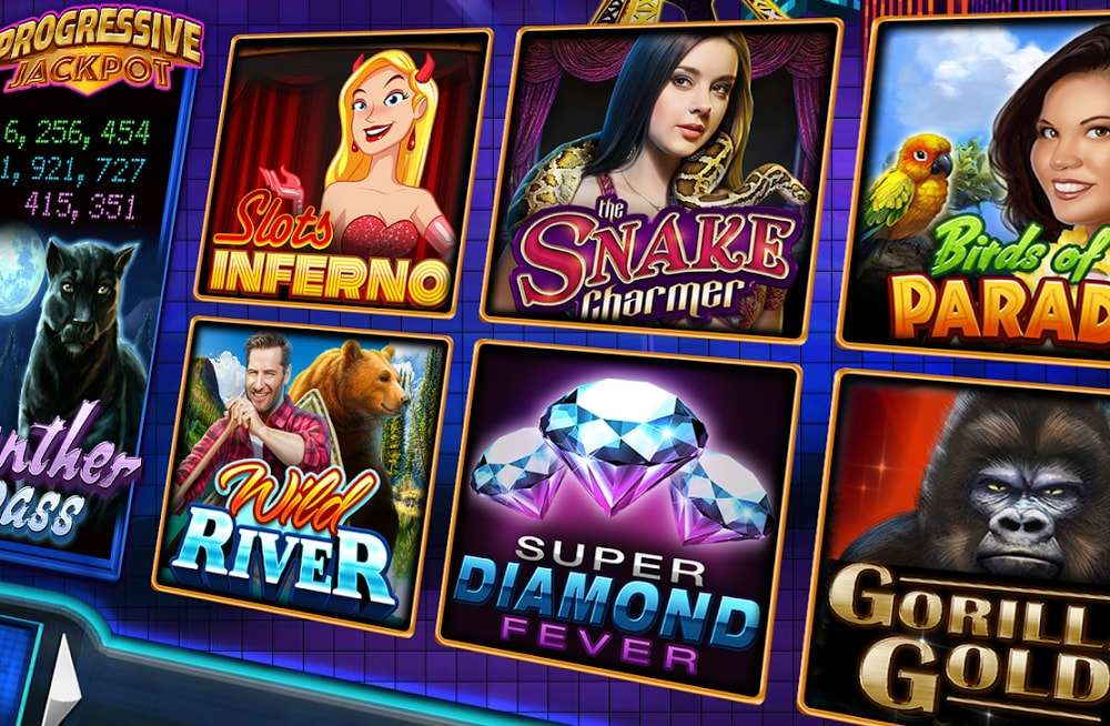 Range of online casino games
