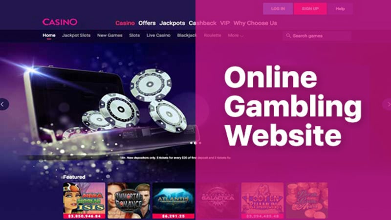 Online gambling website development