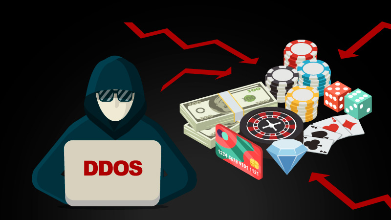 DDoS attack on a casino: main types