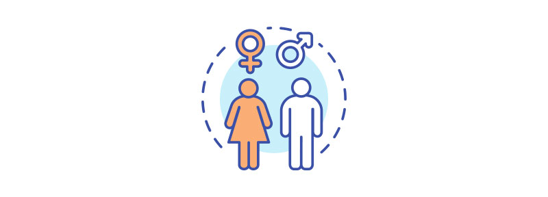 Socio-demographic features: gender