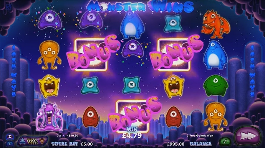 Слот-игра NextGen: Monster Wins, скриншот 2