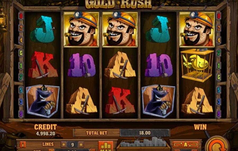 Игровой автомат Playson: Gold Rush