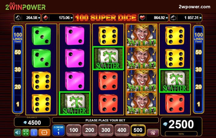 Игровой автомат 100 Super Dice от EGT